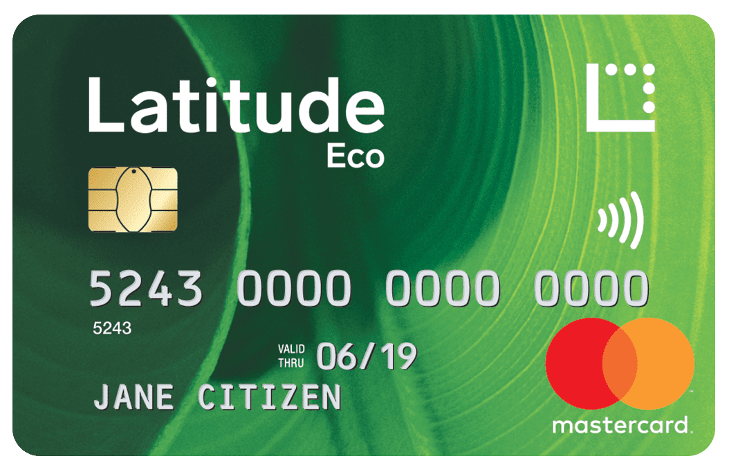 Latitude Eco Mastercard<sup>®</sup>