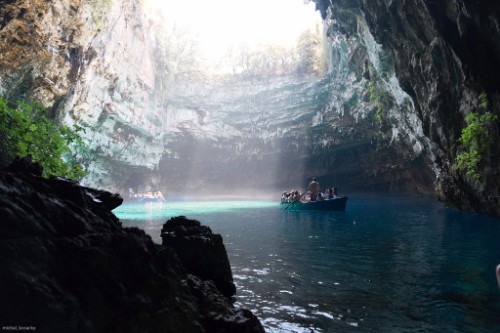 Melissani underground lake