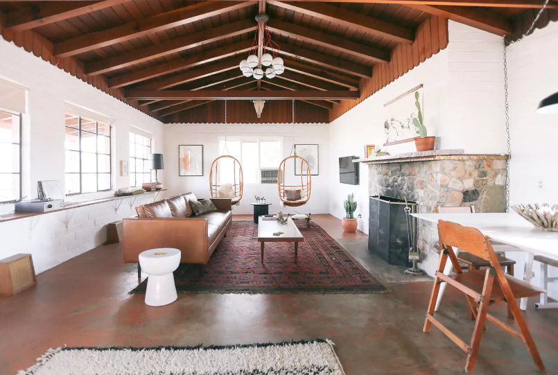A hacienda in Joshua Tree, California USA